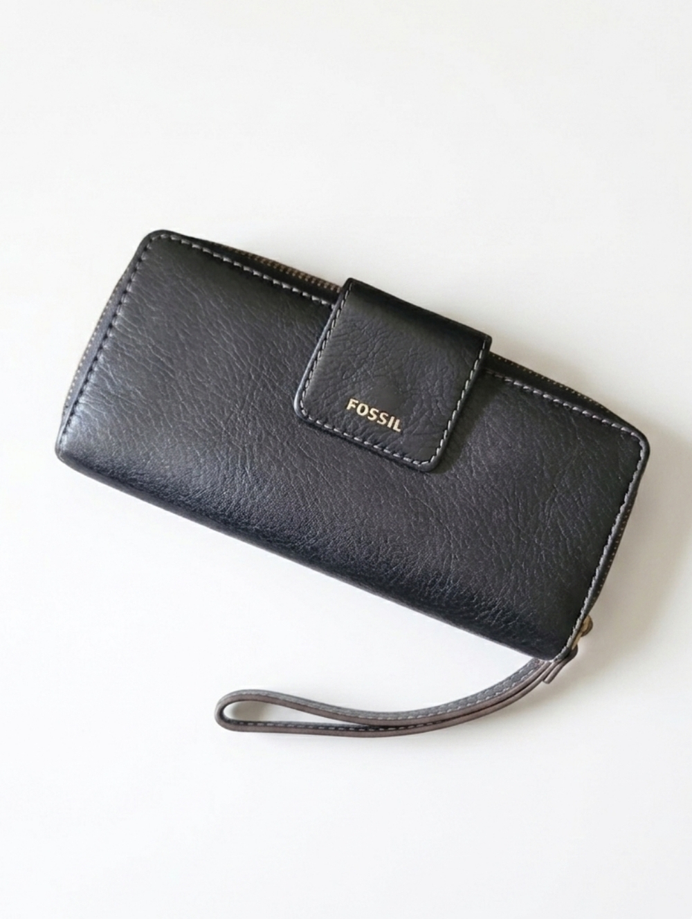 Fossil Black Leather Madison Wallet